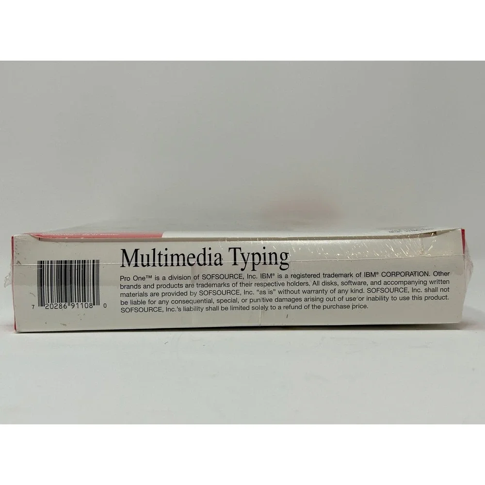 NEW Multimedia Typing (CD-Rom, Pro One Studio) For Windows 3.1, 3.11, 95+ N3